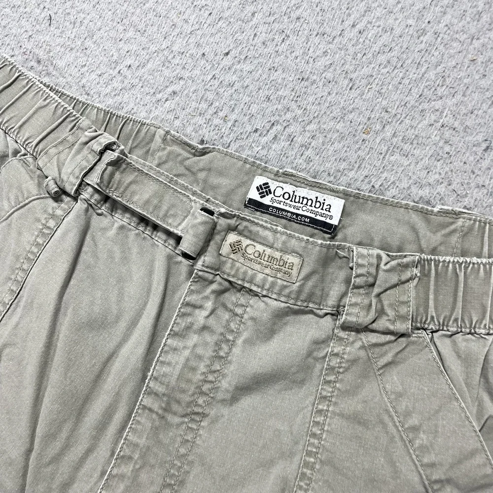 Columbia PFG Shorts Mens L Green Fishing Cargo Mesh 5.5